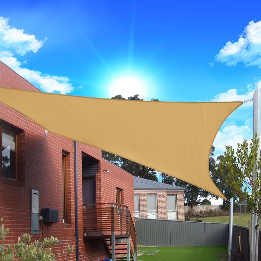 16'x'24' Rectangle Patio Sun Shade Sail（Sand Color）