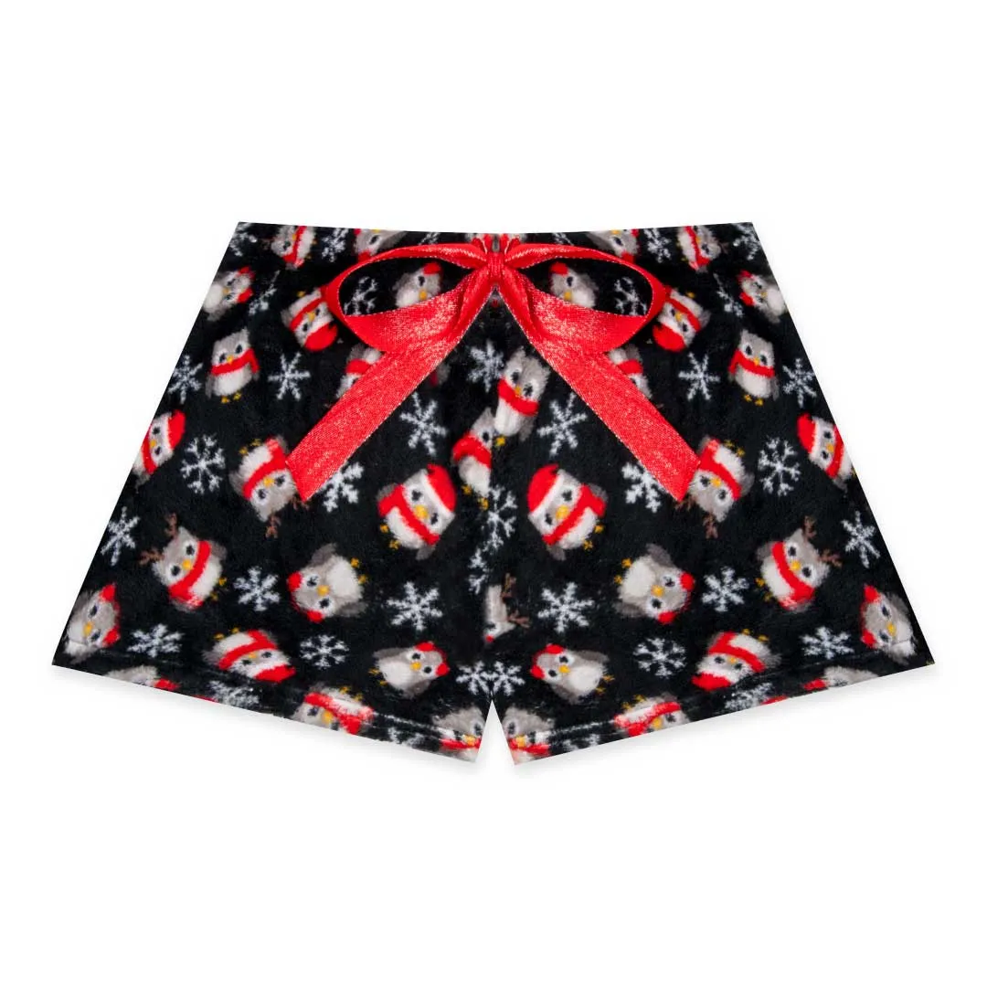 2-Pack Plush Fleece Pajama Shorts