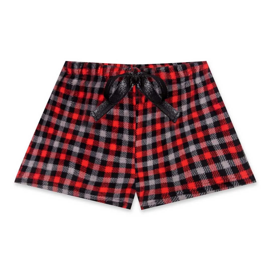 2-Pack Plush Fleece Pajama Shorts