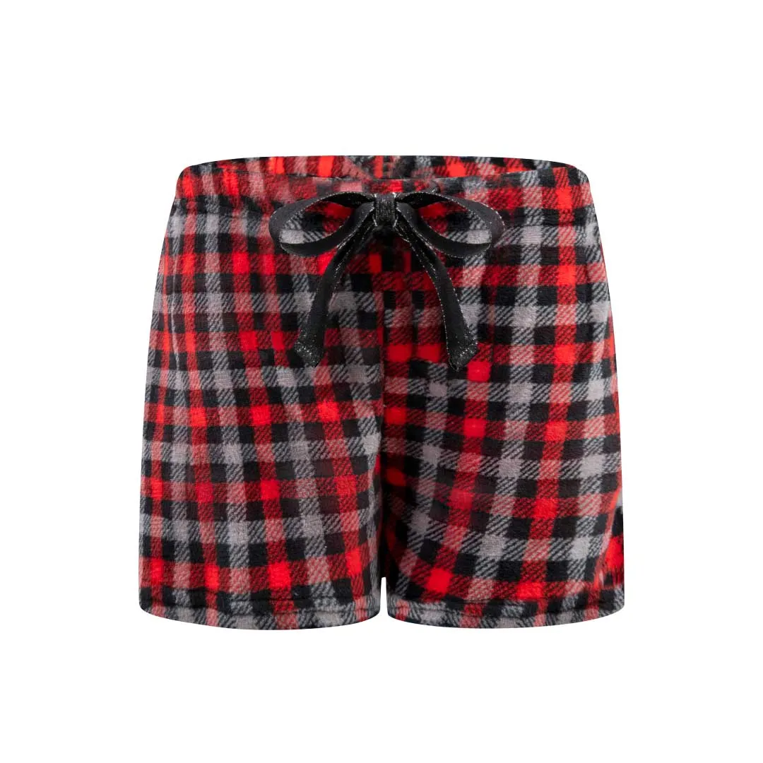 2-Pack Plush Fleece Pajama Shorts