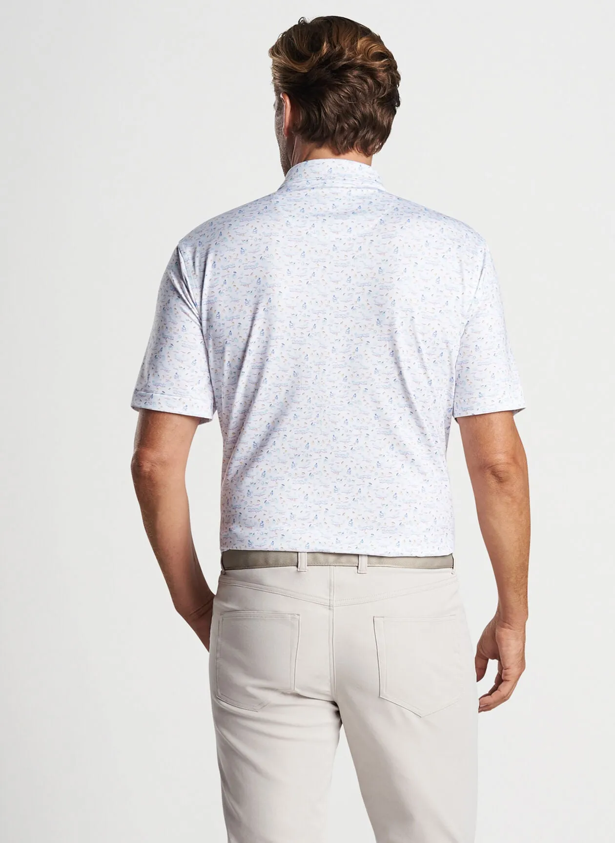 5 O'clock In Fiji Performance Jersey Polo