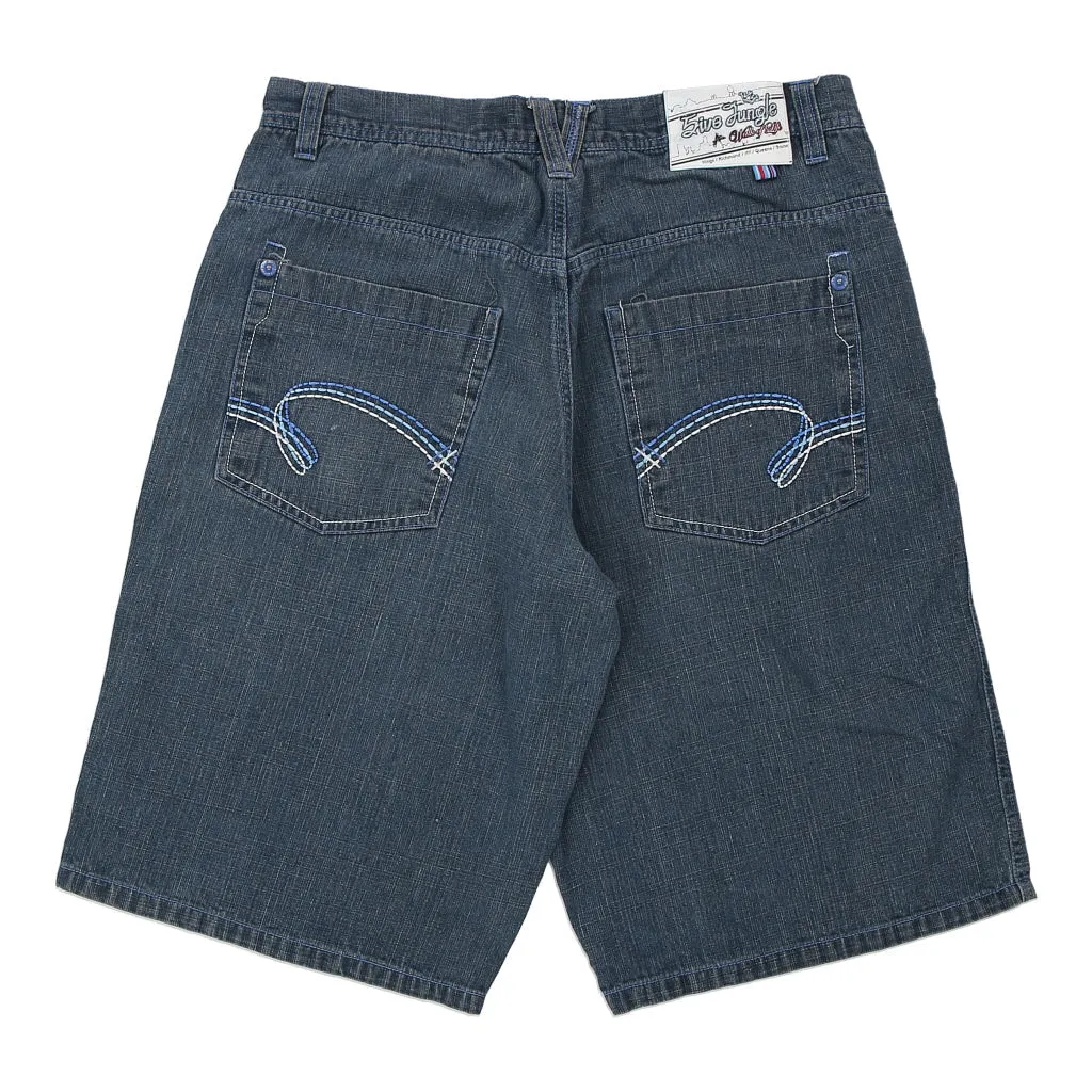 5Ive Jungle & Co Denim Shorts - 36W 14L Blue Cotton