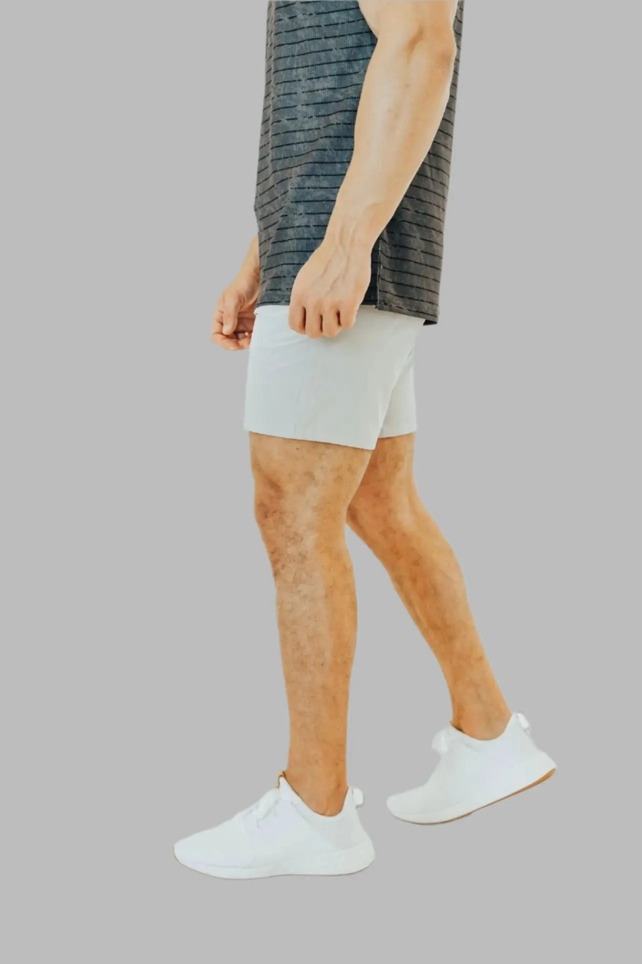 Ace 6’ Golf Short - Pebble Grey