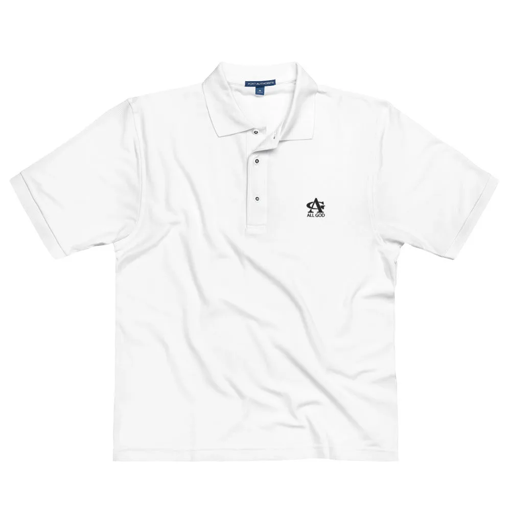 ALL GOD Men's Premium Polo
