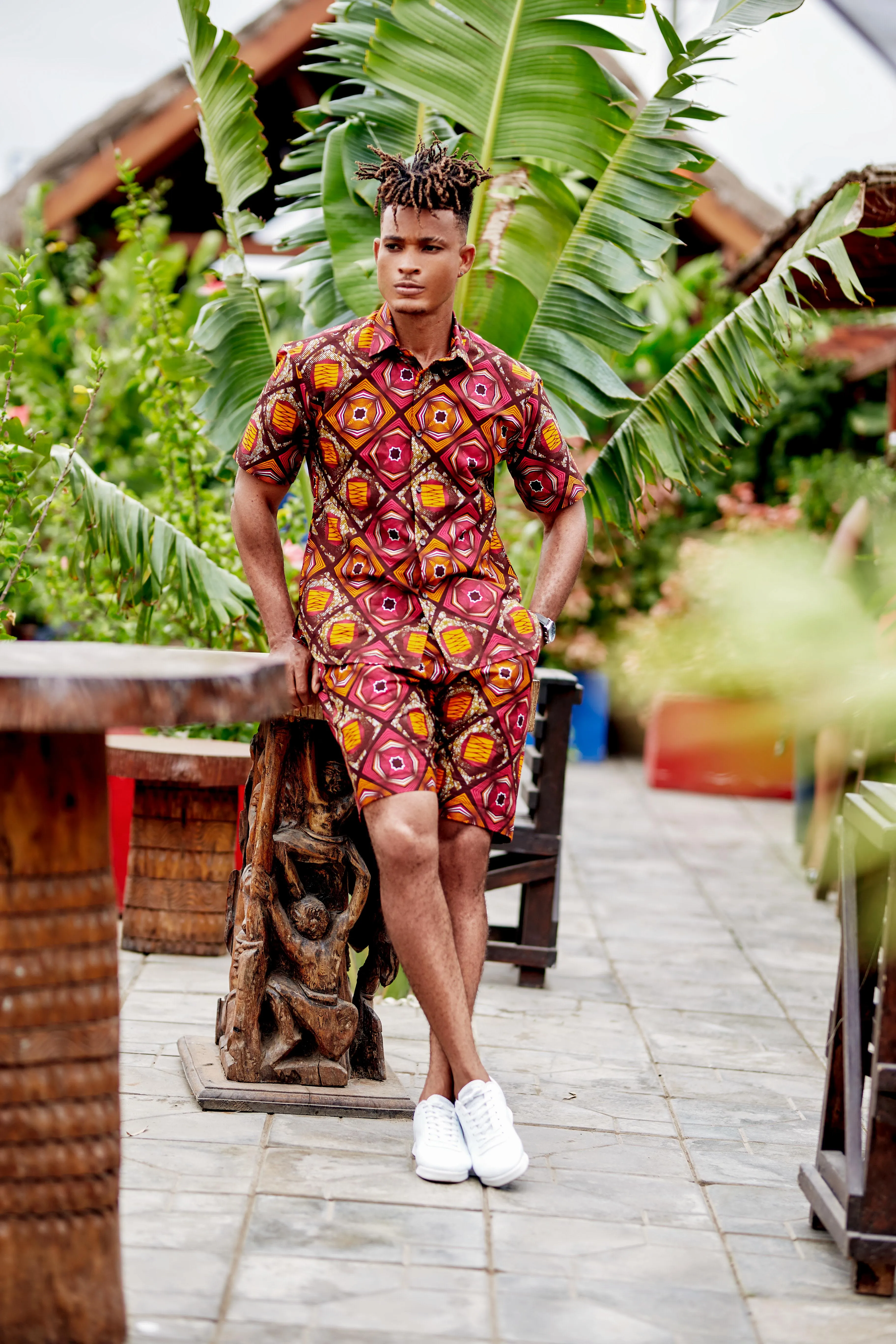 Ansaba's Men's Shorts Set