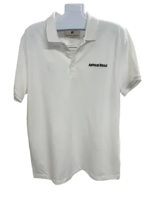 Arthur Beale Men's White Polo Shirt, Large (Pre-Loved)