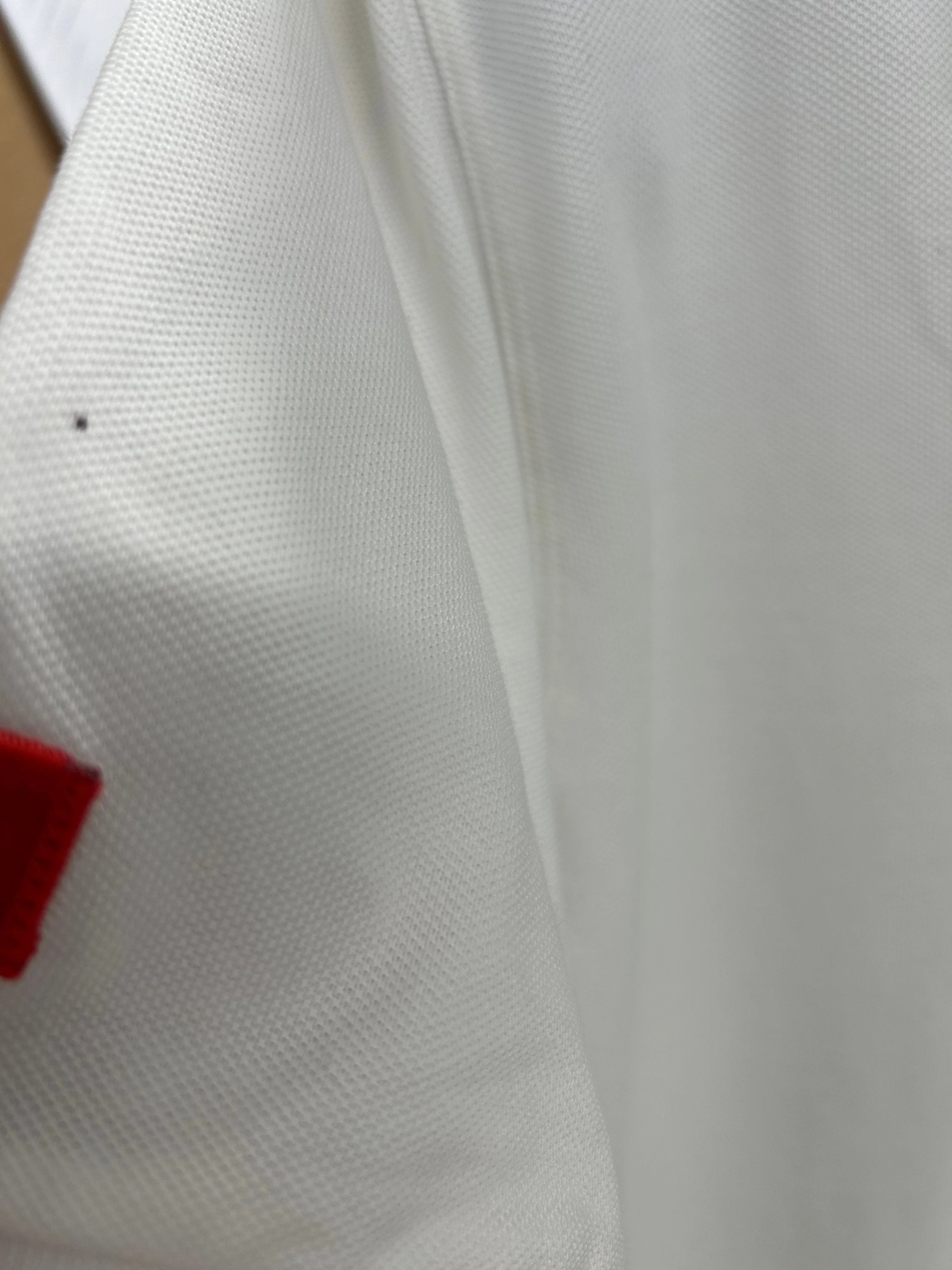 Arthur Beale Men's White Polo Shirt, Large (Pre-Loved)