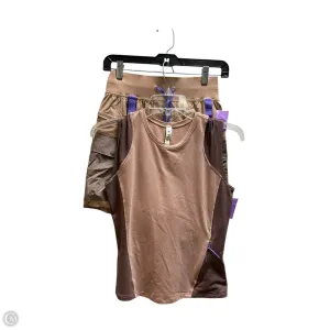 Athletic Shorts By Lululemon In Tan, Size: 4