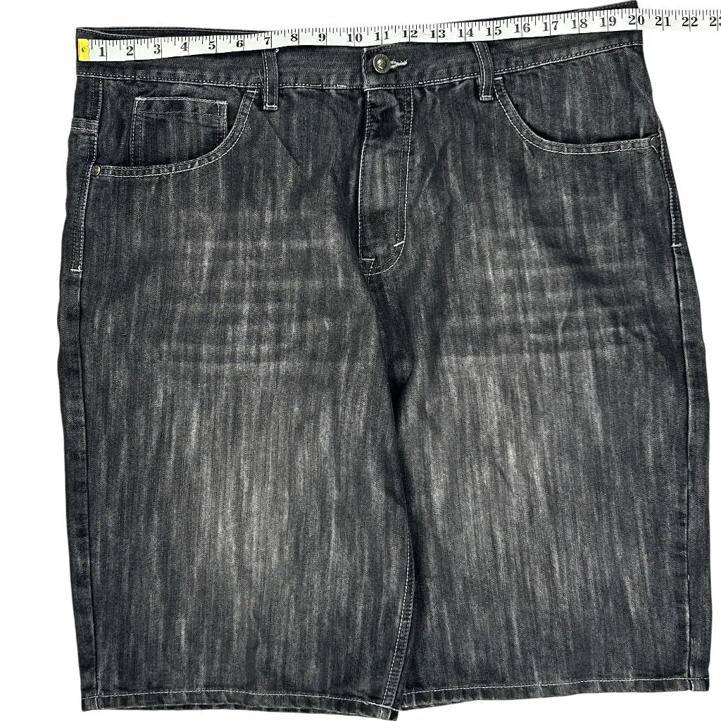 Avirex Denim Shorts - 40W 13L - Black Cotton Blend