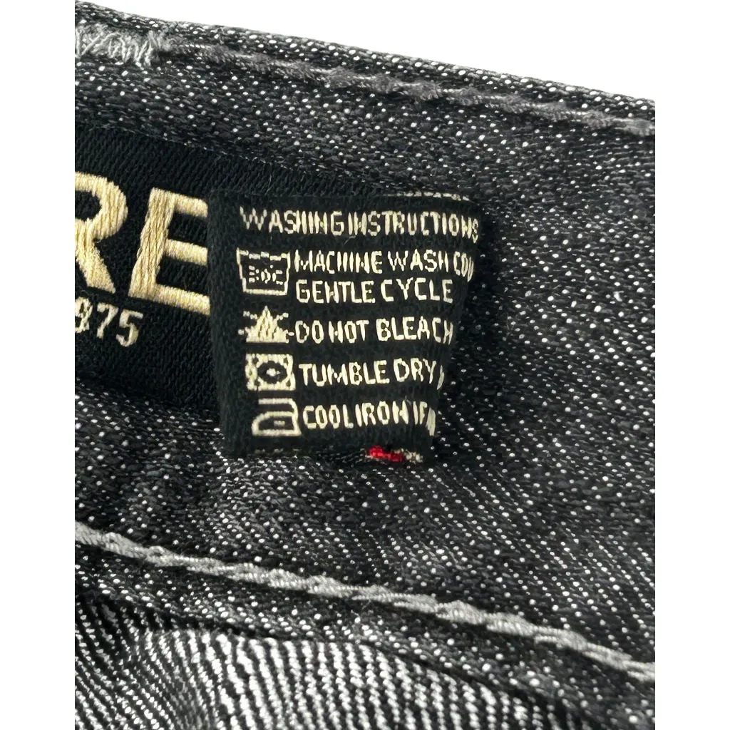 Avirex Denim Shorts - 40W 13L - Black Cotton Blend