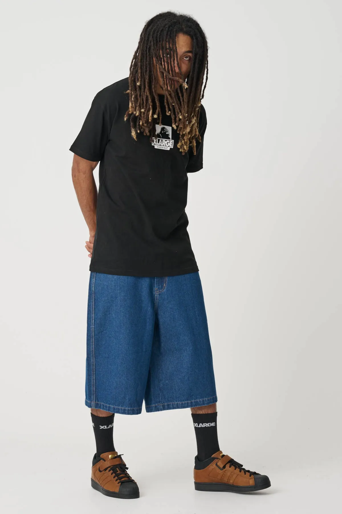 BAGGY BULL DENIM 91 SHORT - BLUE