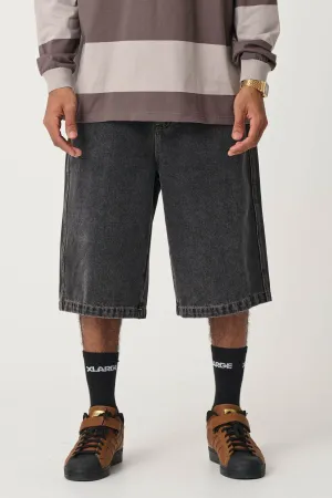 BAGGY BULL DENIM 91 SHORT - WASHED BLACK