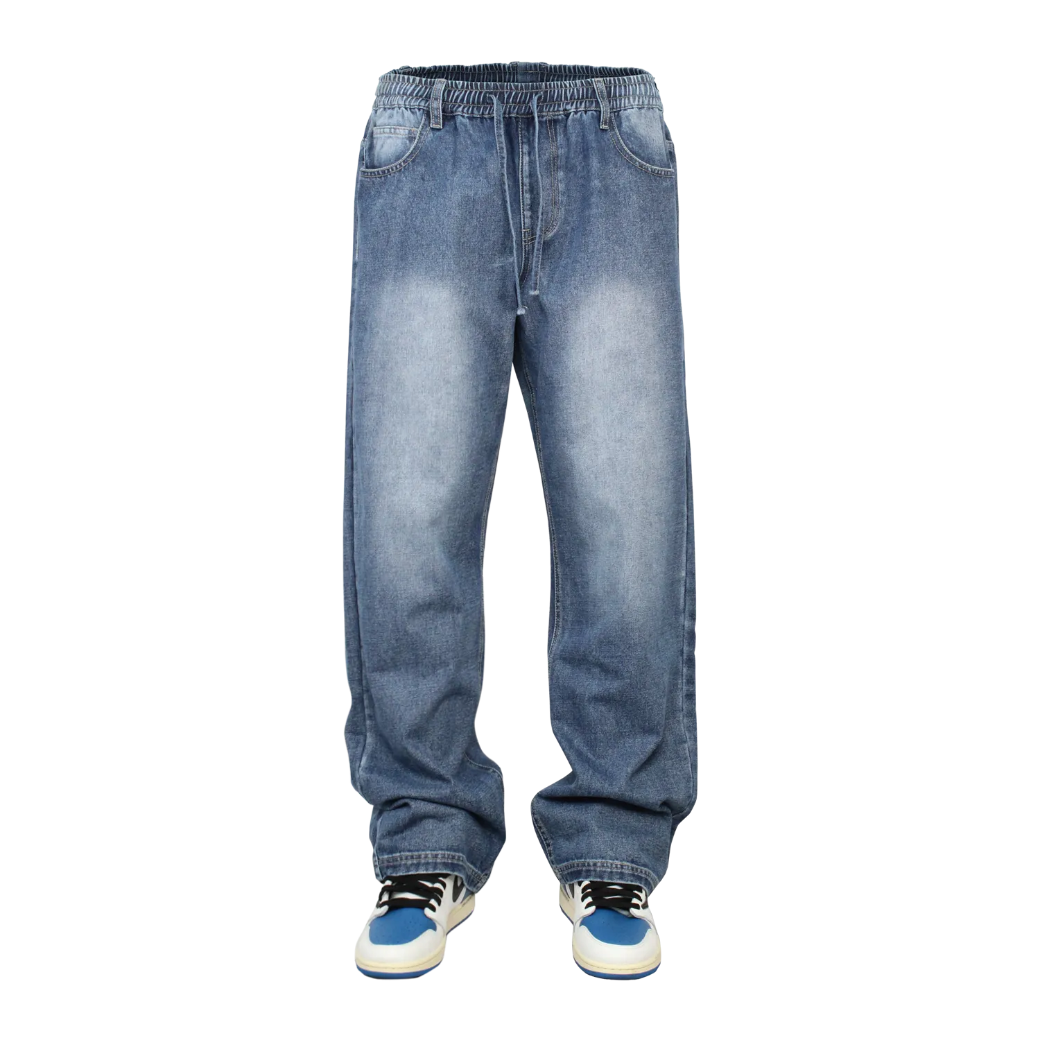 Baggy Fit Denim Joggers
