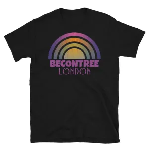 Becontree London Retrowave Graphic T-Shirt
