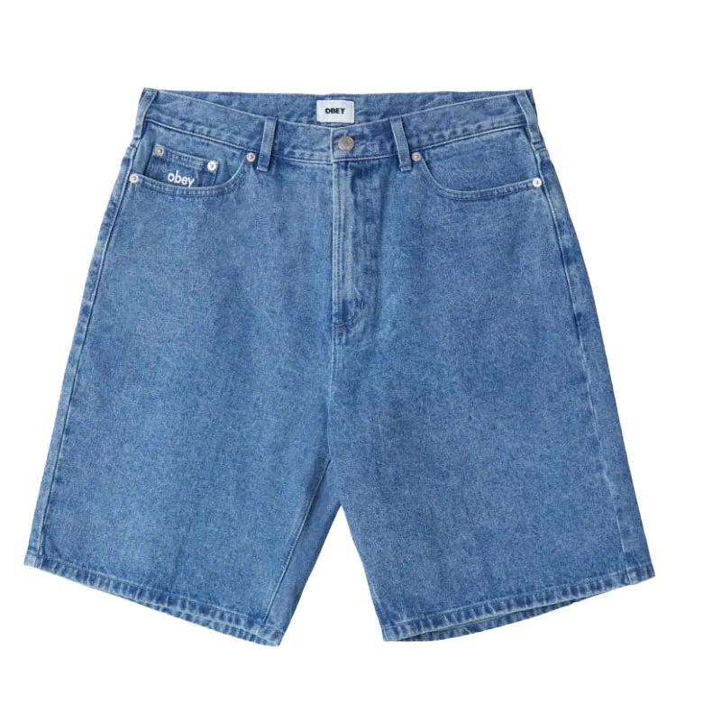 BIGWIG BAGGY DENIM SHORT LIGHT INDIGO