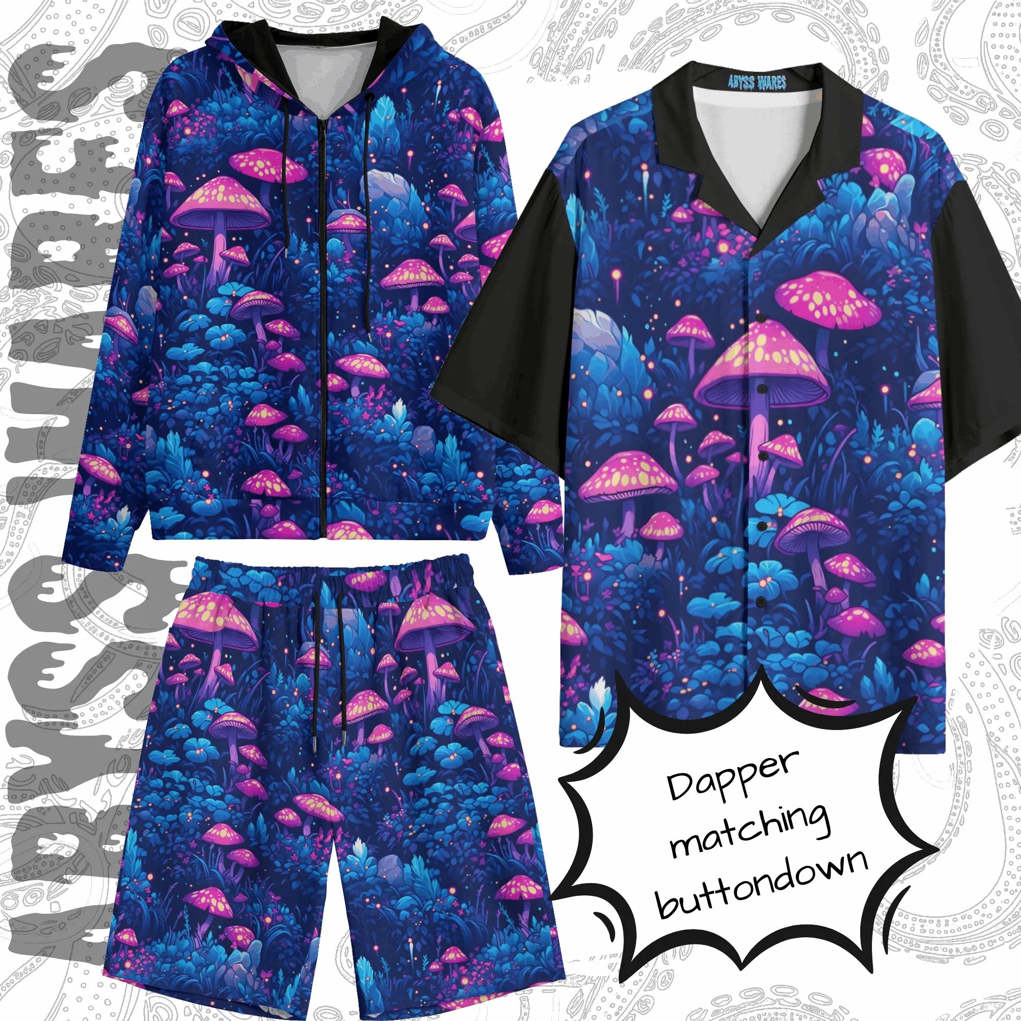 Blue Magic Shrooms Jorts