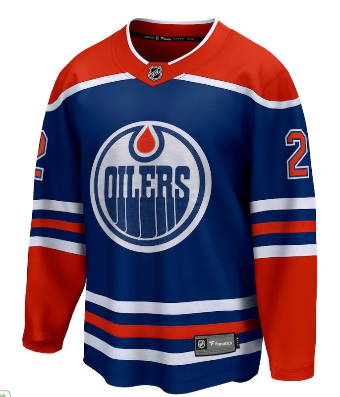 Breakaway Player Jersey Edmonton Oilers - Bouchard