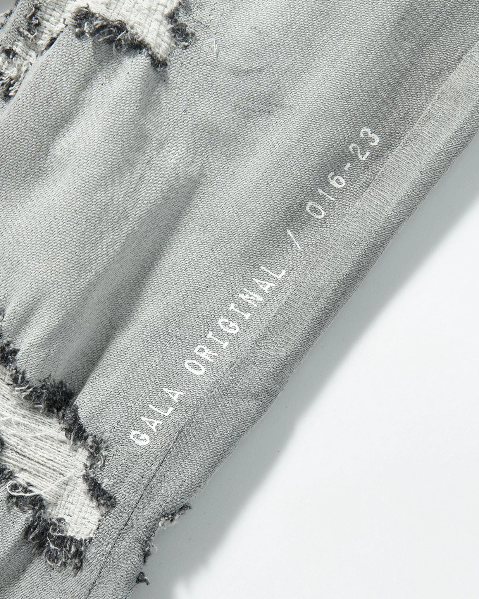 BRICK BY BRICK STACKED DENIM (BLACK HAZE)
