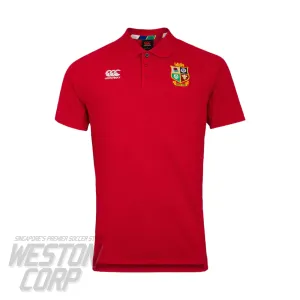 British Irish Lions 2021 Men's Pique Polo (Red)