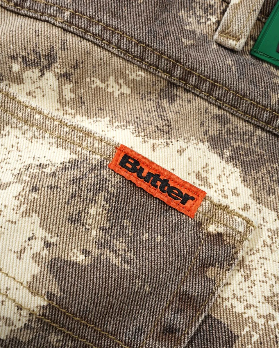Butter Goods Weathergear Denim Shorts Camo