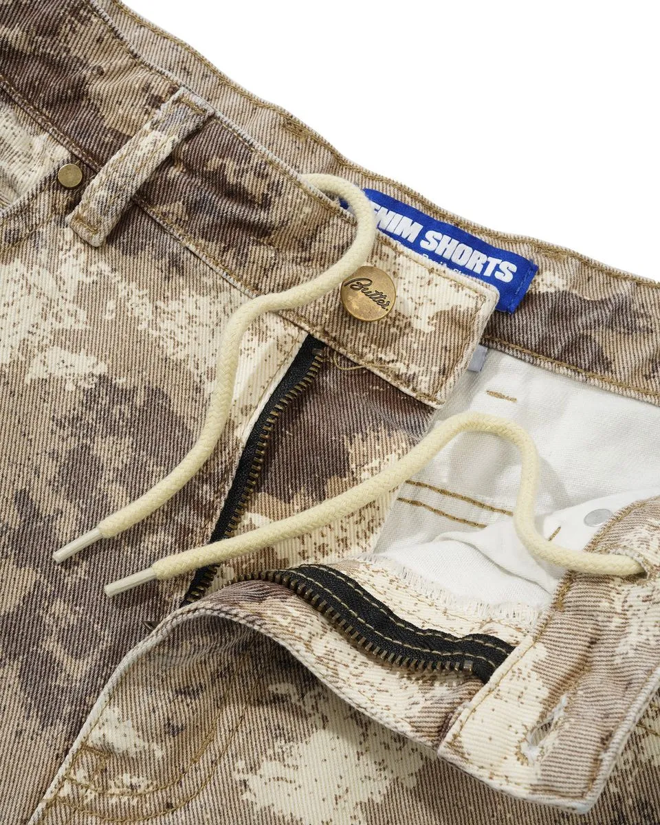 Butter Goods Weathergear Denim Shorts Camo