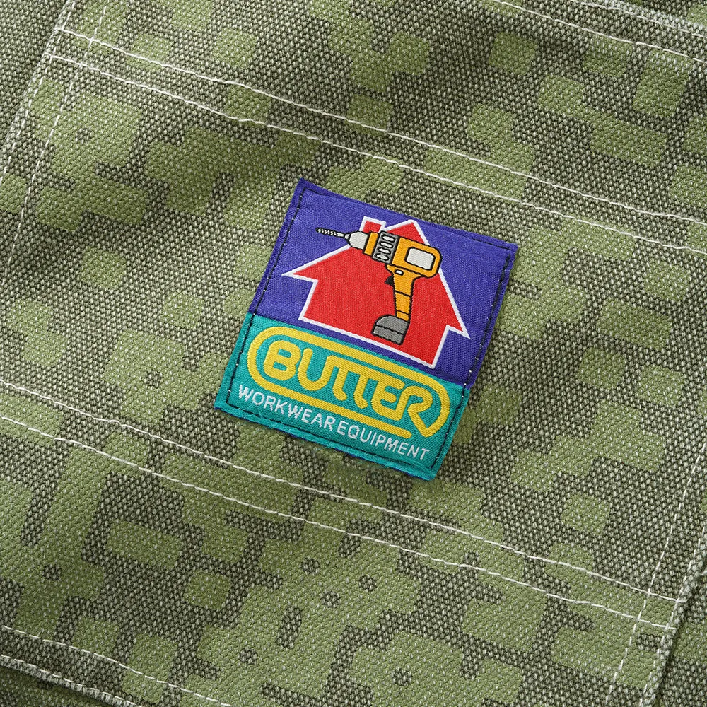 Butter Goods Work Shorts Army
