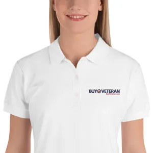 Buy Veteran Embroidered Women's Polo Shirt