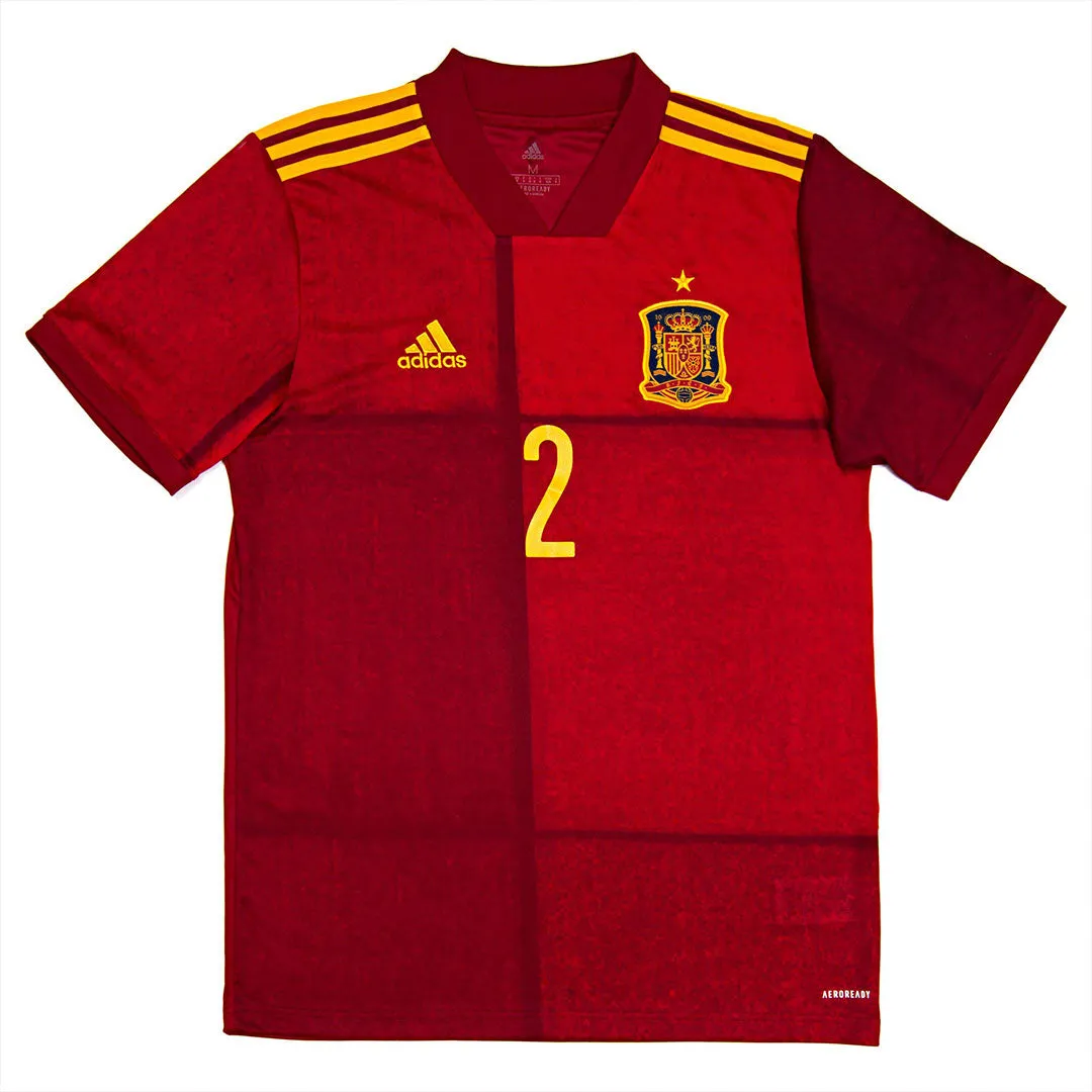 Cesar Azpilicueta Authentically Signed Spain Home Jersey
