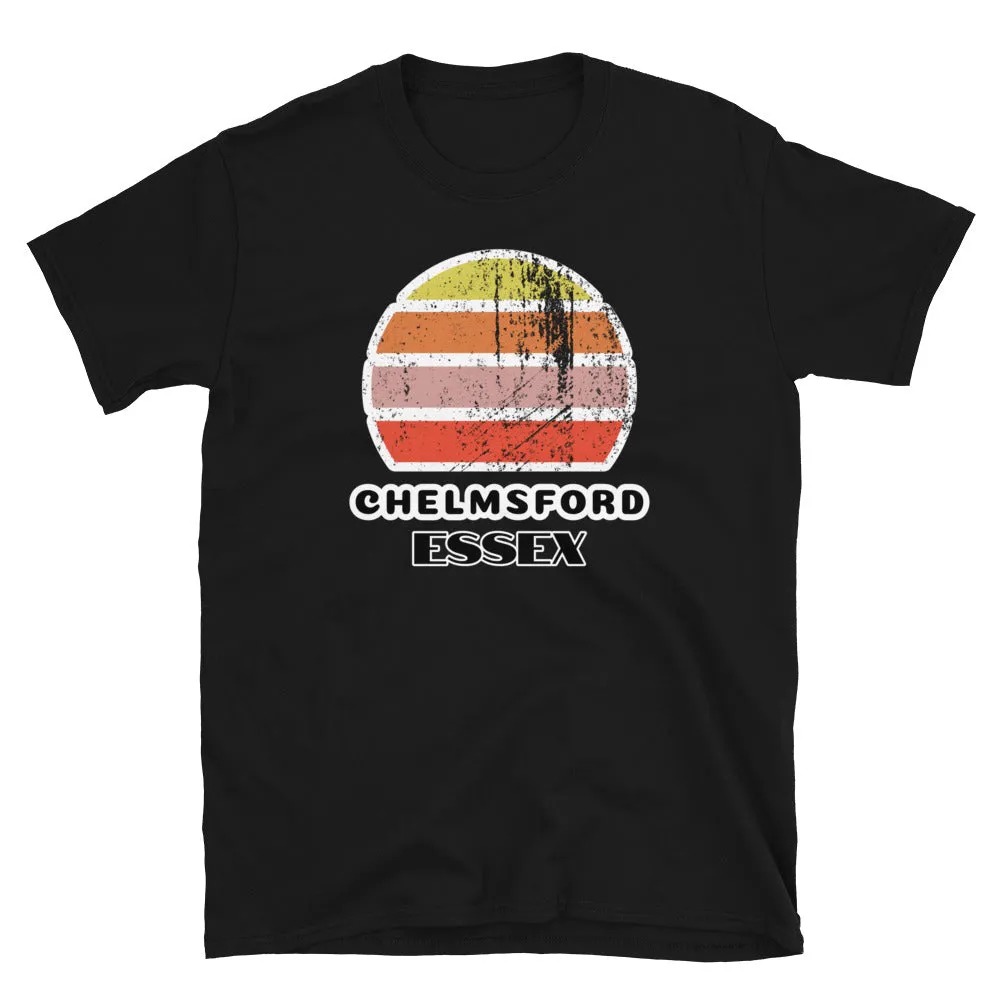 Chelmsford Essex Vintage Sunset T-Shirt