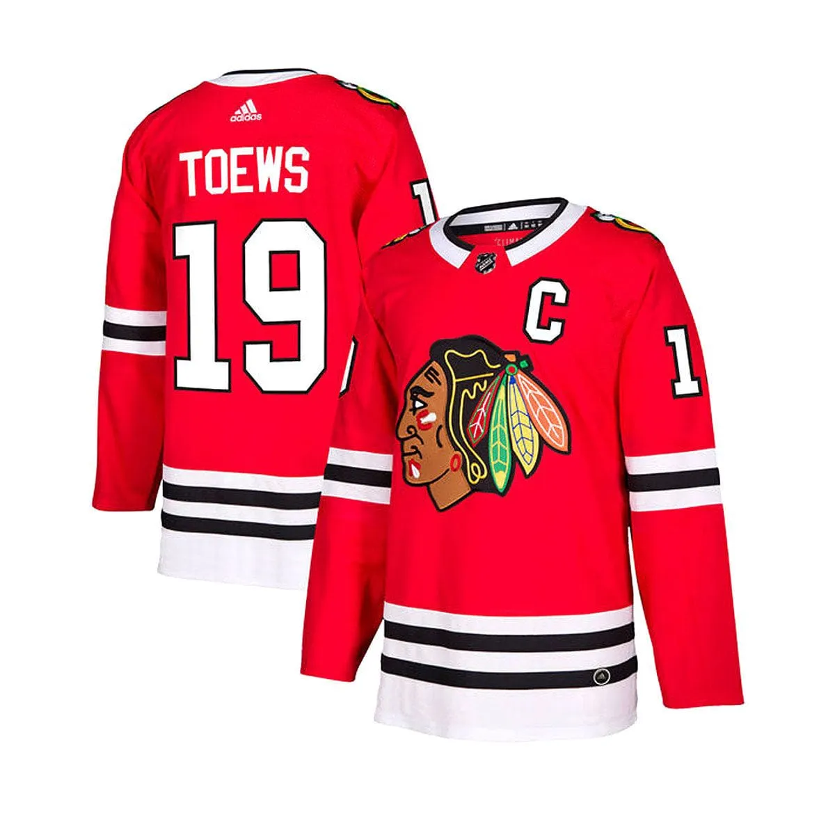 Chicago Blackhawks Home Adidas Authentic Senior Jersey - Jonathan Toews