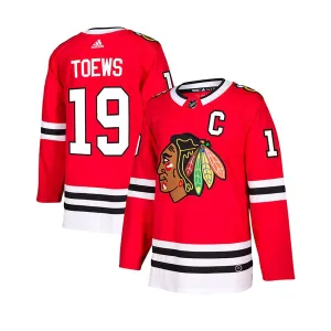 Chicago Blackhawks Home Adidas Authentic Senior Jersey - Jonathan Toews
