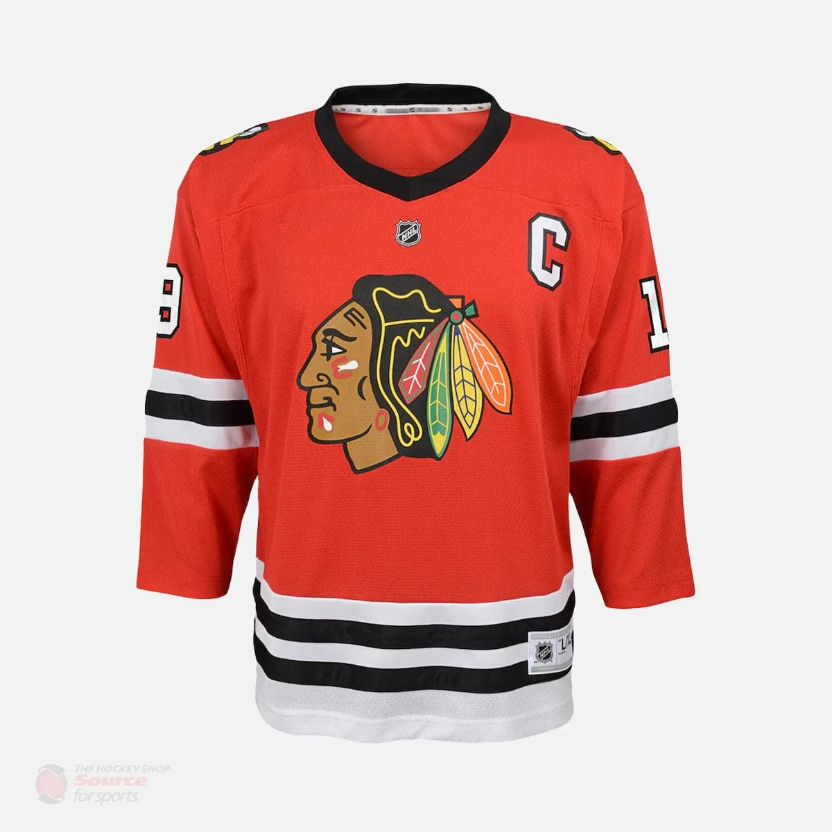 Chicago Blackhawks Home Outer Stuff Replica Junior Jersey - Jonathan Toews
