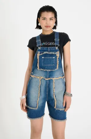 Chroma Dirty Wash Dungaree Short