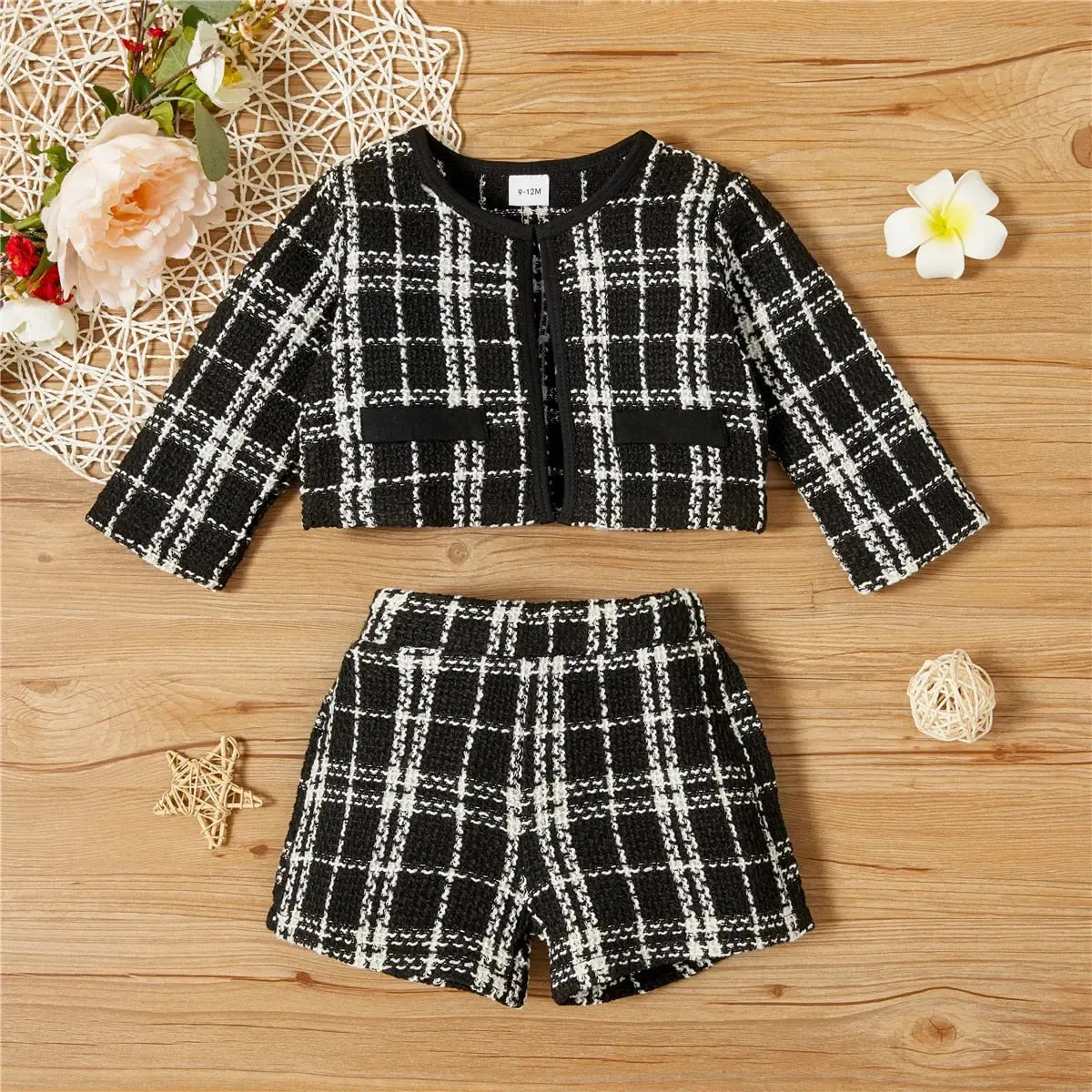 Classic Girls Plaid Outfit