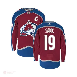 Colorado Avalanche Home Adidas Authentic Senior Jersey - Joe Sakic