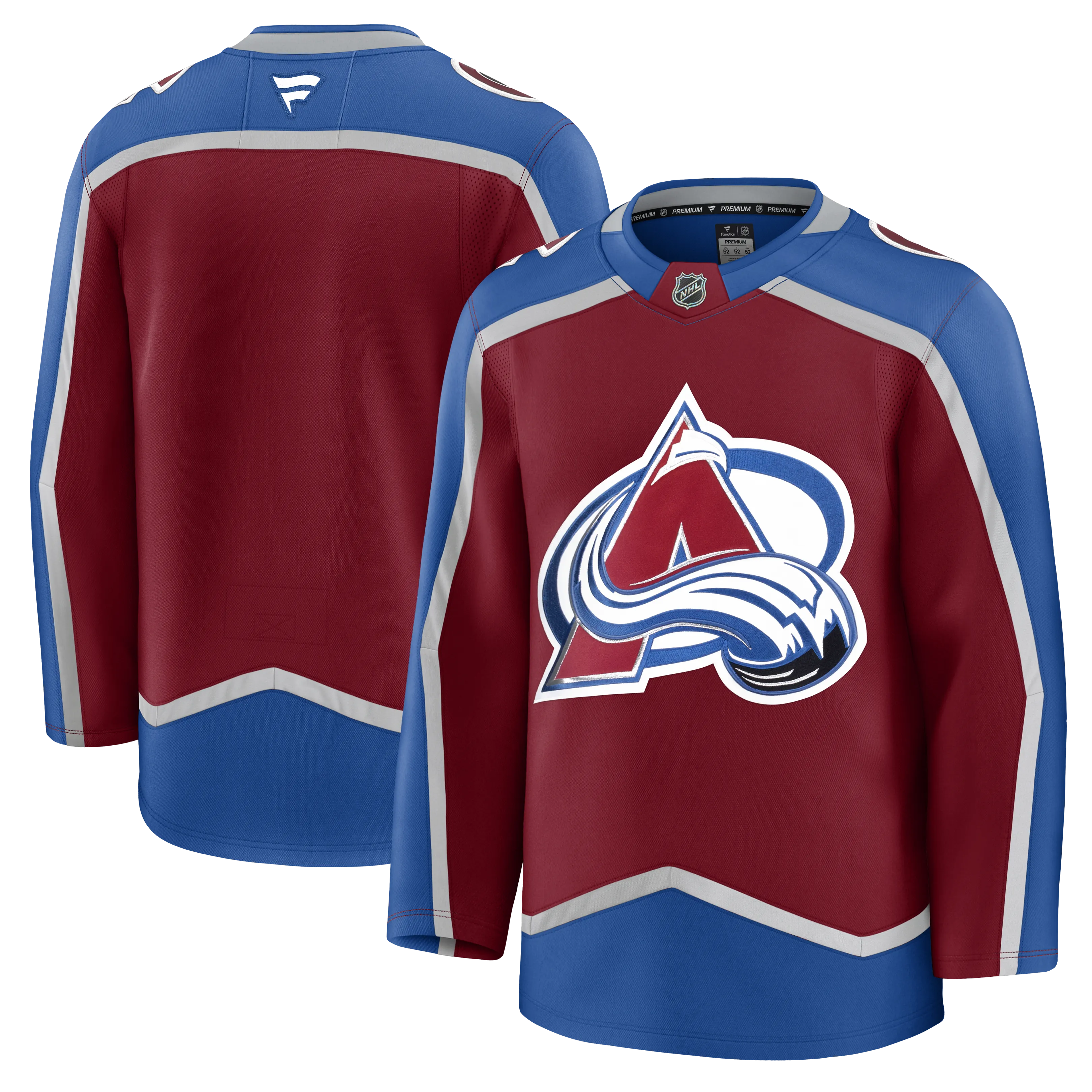 Colorado Avalanche Home Premium Jersey - Blank