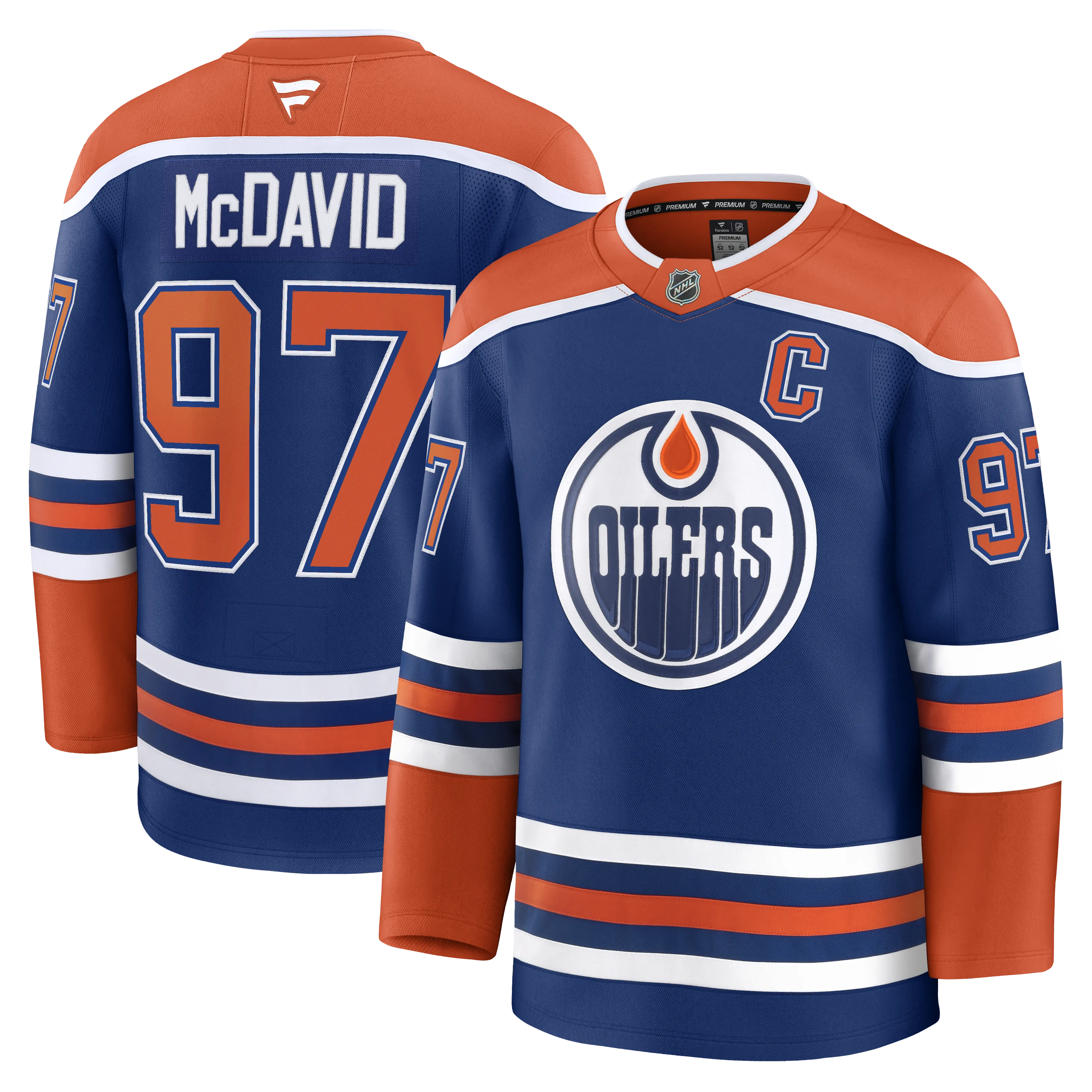 Connor McDavid Edmonton Oilers Home Premium Jersey