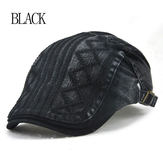 Cotton Berets Jeans Cap