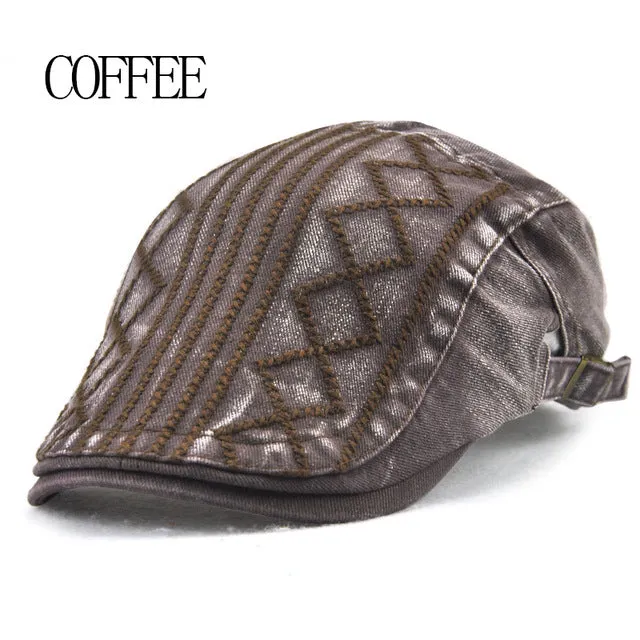 Cotton Berets Jeans Cap