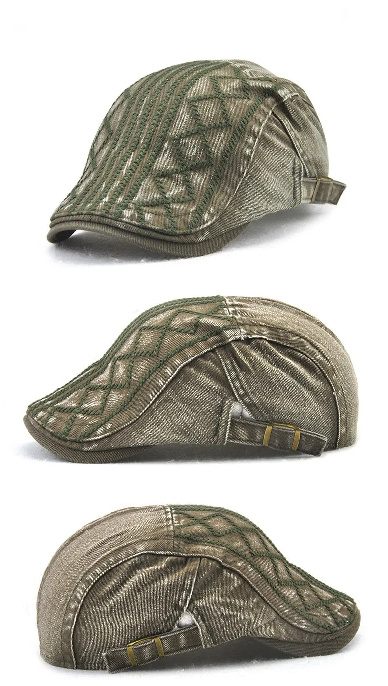 Cotton Berets Jeans Cap