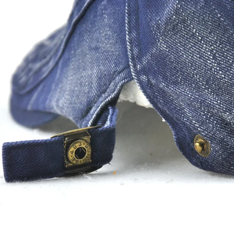 Cotton Berets Jeans Cap
