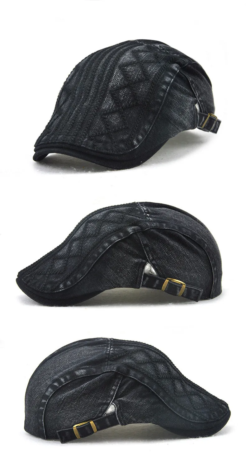 Cotton Berets Jeans Cap