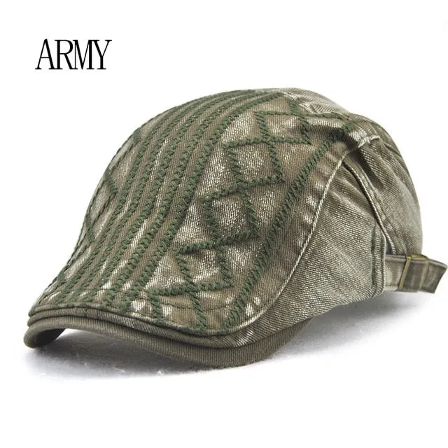 Cotton Berets Jeans Cap