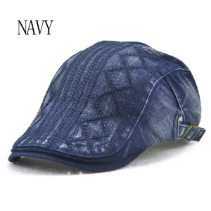 Cotton Berets Jeans Cap