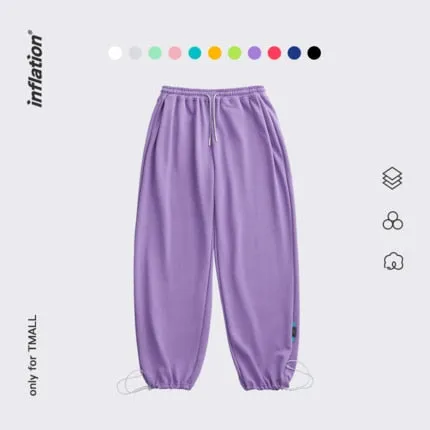 Couple Hoodies Set Unisex Candy Cotton Jogger Set