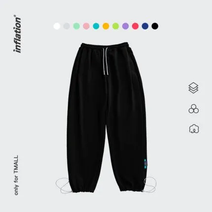 Couple Hoodies Set Unisex Candy Cotton Jogger Set