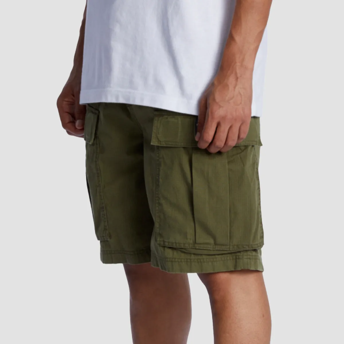 DC Tundra Ripstop Cargo Shorts Ivy Green
