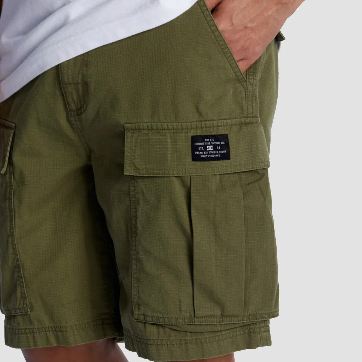 DC Tundra Ripstop Cargo Shorts Ivy Green