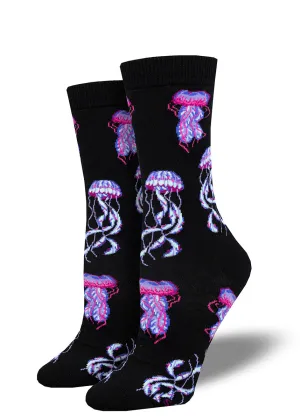 Deep Sea Jellyfish Women's Bamboo Socks