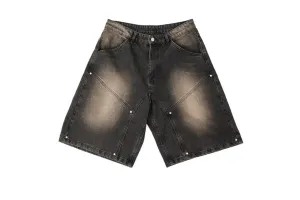 Denim Shorts Brown